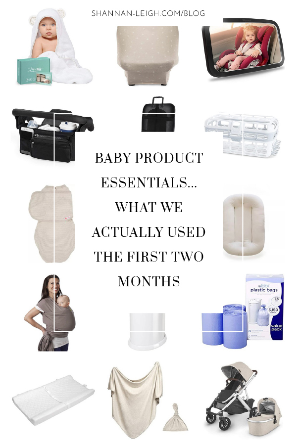 Baby Essentials : What We Actually Used in the First Two Months - Showit  Blog